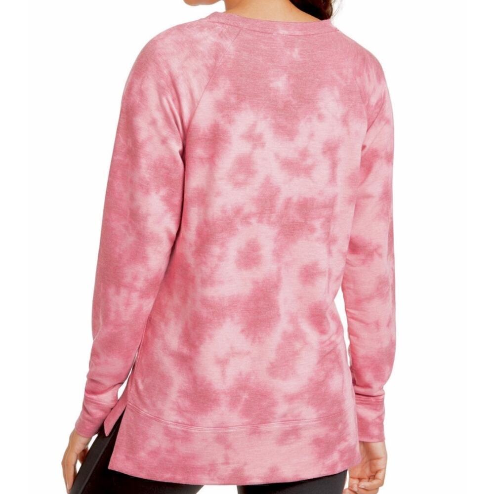 Ideology Sweatshirt Women's Medium Pink Tie Dyed NWT - Picture 7 of 8